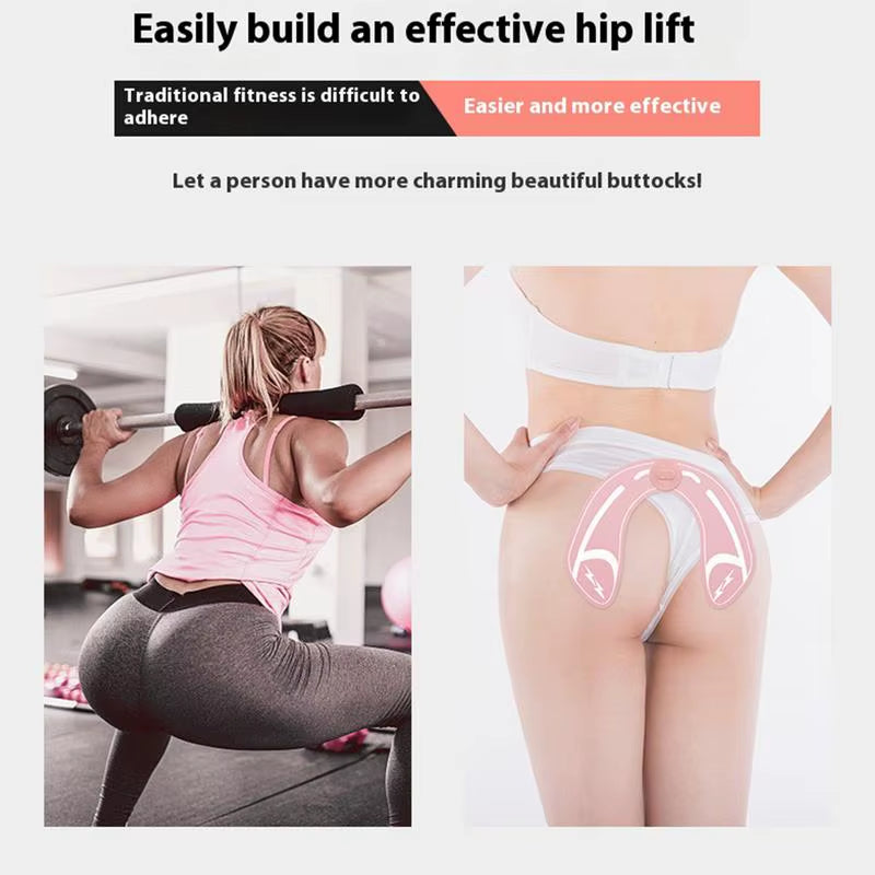 Wireless Buttocks Hip Trainer Muscle Stimulator Lifting Massage Machine Fitness Body Slimming Massager for Women Training Device